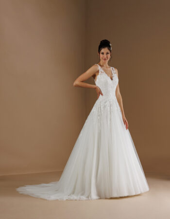 Robes de mariées - Maison Lecoq - robe N°307 A GLENDA 1145 €