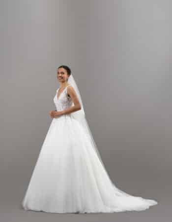 Robes de mariées - Maison Lecoq - robe 422A EG FLAMANT 1320